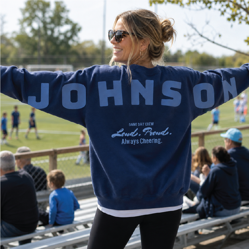 Big Bold Letters Sweatshirt - Custom Text