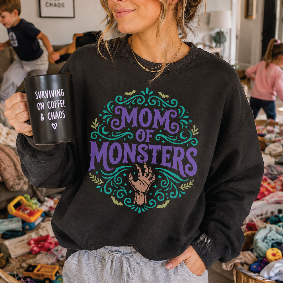 Mom of Monsters Sweatshirt